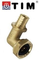 Угол переходной аксиальный TIM Ф20 - 1/2" накидная гайка  [25 шт], арт. H-L2002F(A) H-L2002F(A)