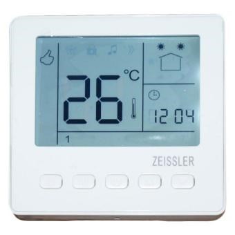Термостат программируемый электронный TIM - ZEISSLER с датчиком теплого пола - 3м, 220В / 16  [1 шт], арт. M7.713 M7.713