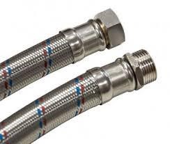 Гибкая подводка для воды TIM ГИГАНТ в оплетке 1/2" [ 60 см ] гайка / штуцер  [5 шт.], арт. C57-6 C57-6