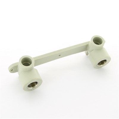 Водорозетка двойная В 20 х 1/2" на планке 863344