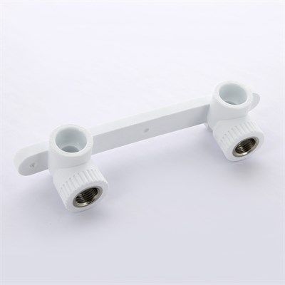 Водорозетка двойная В 20 х 1/2" на планке 878201