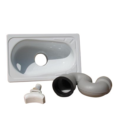 Чаша Генуя стальная эмалированная ГОМЕЛЬ (сифон без упл.кольца и водорассек. в компл.) центр. выпуск 522538