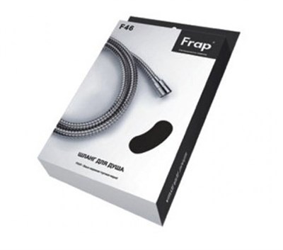 Шланг душевой 150 см имп/кон FRAP F46 (хром) в упаковке 517069