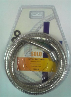Шланг душевой 150 см рус/кон люкс блист. 440063