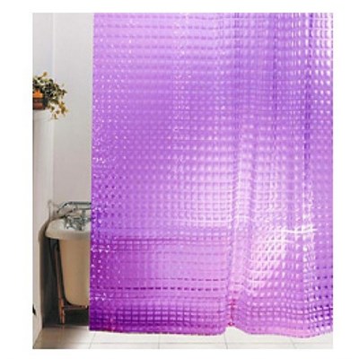 Штора для ванной 3D Purple 180*180 ZALEL 3D YC-152 без колец 524364