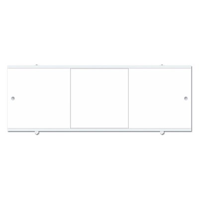 Экран для ванны ПРЕМИУМ А (алюм. профиль) 1,5 белый 00001010