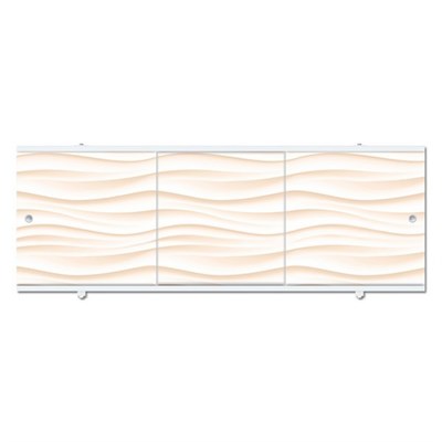 Экран для ванны ПРЕМИУМ А (алюм. профиль) 1,5 песочный 00001038