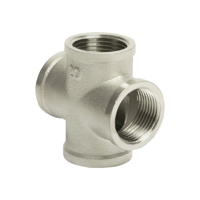 Крестовина 3/4'' вн/вн/вн/вн VRT® никель 523635