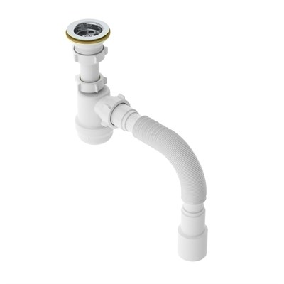 Сифон для умывальника 1 1/2"*40  с гофрой 40*40/50 S0115-АК САНДЕСАНТ 526022