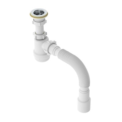 Сифон для умывальника 1 1/4"*40  с гофрой 40*40/50 S1015-АК САНДЕСАНТ 526023
