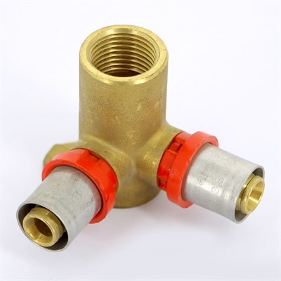 Водорозетка пресс-В-пресс 16х1/2'х16 трехплоскостная 879448