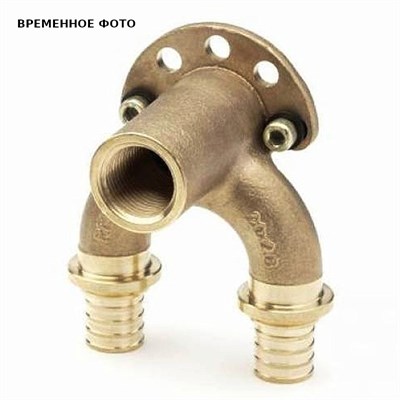 Водорозетка проходная надвиж-В 16 x 1/2" x 16 бронза, удлиненная RX+ 858456