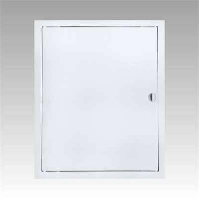 Люк ревизионный пластиковый 122*122 с ручкой и фланцем 98*98 Л1010Р EVECS 526477