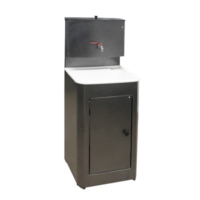 Рукомойник "Акватекс" металл. 500х430 серебро (БЕЗ ЭВН-20л +мойка ПЛАСТ.) в коробе 526814