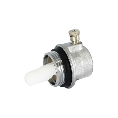 Воздухоотводчик автоматический 1" правый для радиаторов никелир. 877998