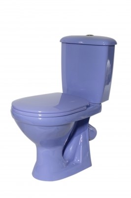 Унитаз-компакт "Суперкомпакт" сиреневый (кос, нижн, сид, арм) (Ст.Оскол) 527300