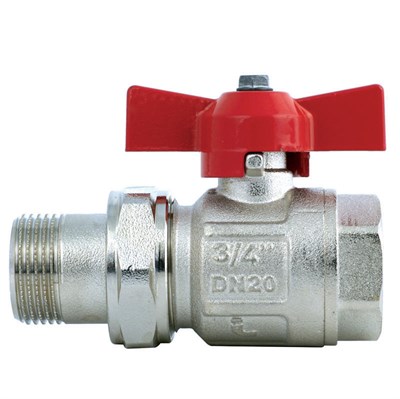 Кран шаровой со сгоном 1/2'' бабочка ITAP IDEAL 098 527660