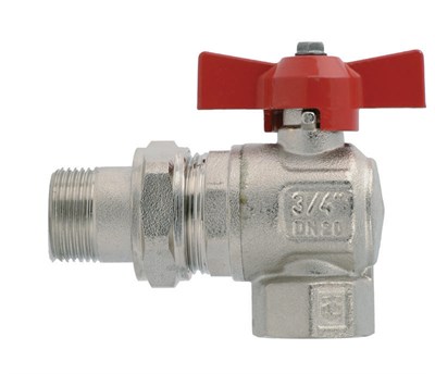 Кран шаровой со сгоном угловой 3/4'' бабочка ITAP IDEAL 298 527663