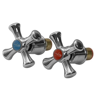 Кран-букса 1/2 кер 8*24 с маховиком КРЕСТ МЛ10 (ML10)  (блистер) MIXLINE пара 526765