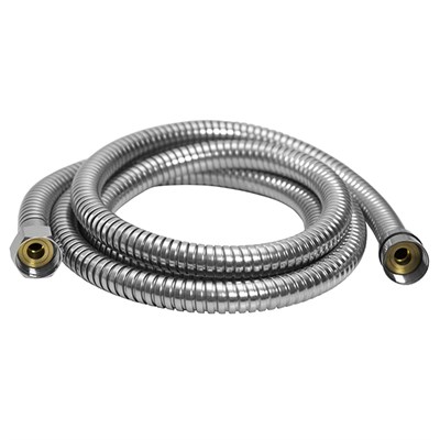 Шланг душевой 175-205 см имп/кон, EPDM, нерж.сталь, хром., растяг. MIXLINE ЛЮКС (блистер) 526784