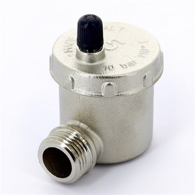 Воздухоотводчик автоматический c боковым подключением 1/2", никелированный 874858