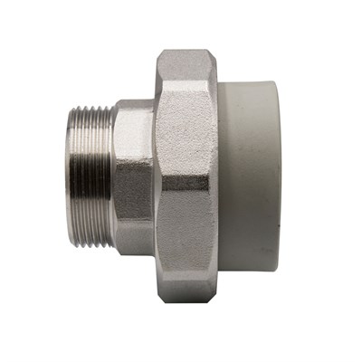 Муфта комб. разъемная, нар 50х1 1/2'' EVER® plast  СЕРЫЙ (Россия) 526362