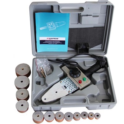 Комплект сварочного оборудования AQUAPROM P40/6 1500 Вт PP-R (Насадки 20-63)Пласт. короб. 528689