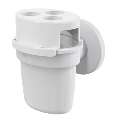 Воронка с "сухим" сифоном (шарик) для сбора конденсата с держателем для трубок 32 мм, пластик 874425