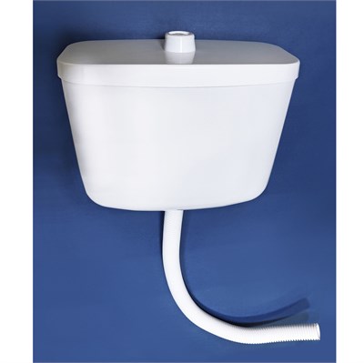 Бачок д/ун. средний, кнопка, пласт.Киров (длина гофры 80см) (Тип3к в госте БС) 518324