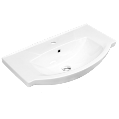 Раковина накладная "Элеганс-75" белая (Kirovit) 527410