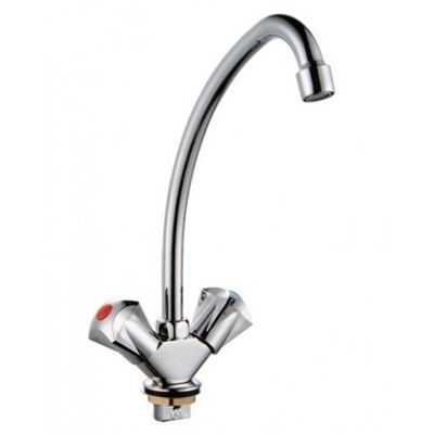 Смеситель для кухни 1/2 кер Казань КС-55 55064 металлиз мах 529737