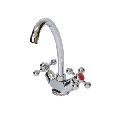 Смеситель для кухни 1/2 кер Казань КС-55 55071 металлиз мах 529740