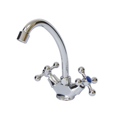 Смеситель для кухни 1/2 кер Казань КС-55 55073 металлиз мах 529743