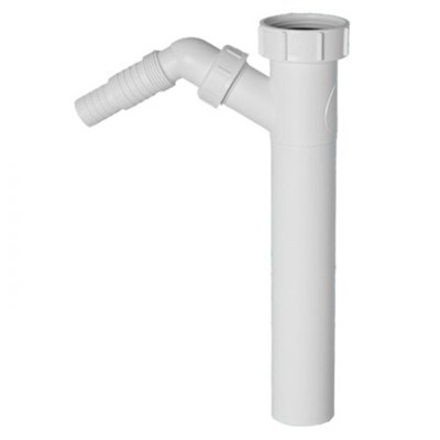 Вставка ( 1 1/2"«мама»хДн=40мм, H246мм) с адаптером под углом для слива бытовой техники 876854