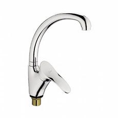 Смеситель для кухни 40к L5901 Ledeme б/отв на гайке, латунь 529917