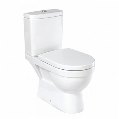 Унитаз-компакт "Престиж" белый омыв ДУШ (унив, нижн, сид дюро м/лифт, арм.3/6) (Kirovit) 529961