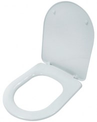 Сиденье для унитаза "Ирма" голубовато-белое ИНКОЭР 530162