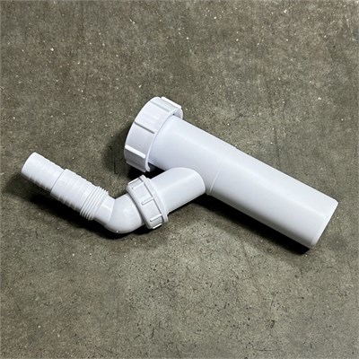 Вставка 1 1/2" x 40 мм с адаптером под углом для слива быт. тех., H=146 мм 871459