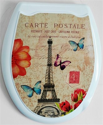 Сиденье для унитаза "Универсал Декор" Париж Европласт 530810