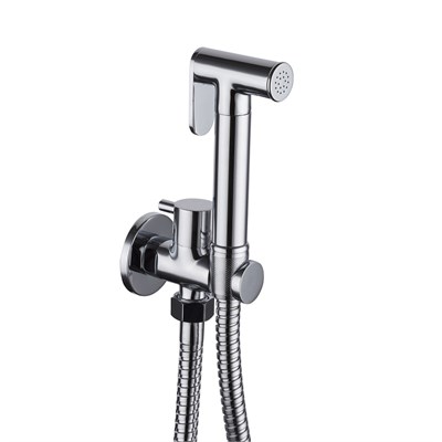 Кран с гигиенической лейкой FRAP F7501 на холодную воду (хром, латунь) 531095