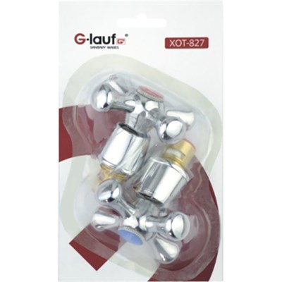 Кран-букса 1/2 кер 8*24 с маховиком Glauf XOT-856 КРЕСТ (блистер) пара 531559