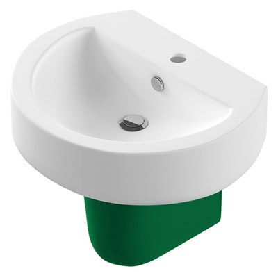 Умывальник-тюльпан "Best-55 Green" с отв c полупьедесталом (Sanita Luxe) 531917