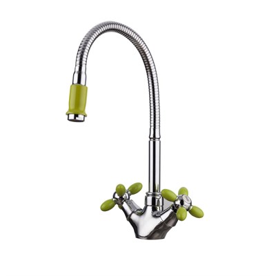 Смеситель для кухни 1/2 кер R43127-6 п/гайку FRUD Зеленый 531963