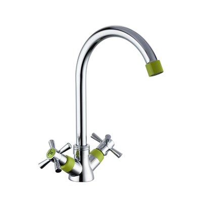 Смеситель для кухни 1/2 кер R49118-6 п/гайку FRUD Зеленый 531954