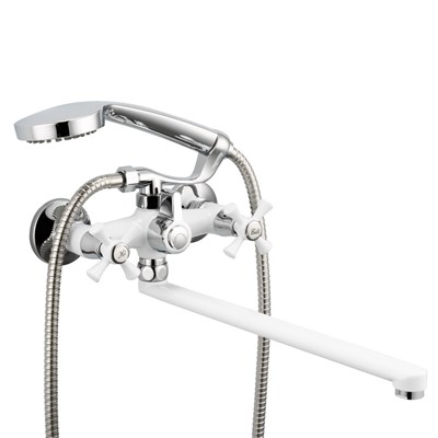 Смеситель для ванны и раковины 1/2 кер R22332 FRUD картриджн перекл Белый 531994