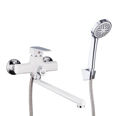 Смеситель для ванны и раковины 35к R22301 FRUD див. корп. Белый+хром 531981