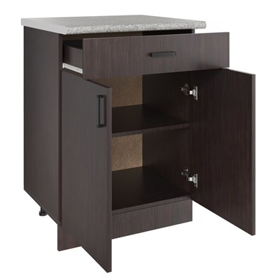 Стол разделочный 60 венге (1 ящик), столешница гранит пёстрый 531864