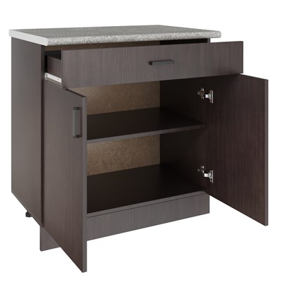 Стол разделочный 80 венге (1 ящик), столешница гранит пёстрый 532158