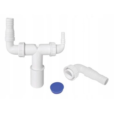 Адаптер с 2-мя отводами под углом 90° для подкл. БТ 10-13/20-23 мм с обр. клап. выход 32/40 мм 862218