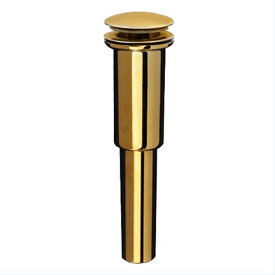 Выпуск (H220мм, D60мм сливная решётка/пробка тип-"кнопка", стяжной болт М12х73) латунный; выход Дн=3 864894